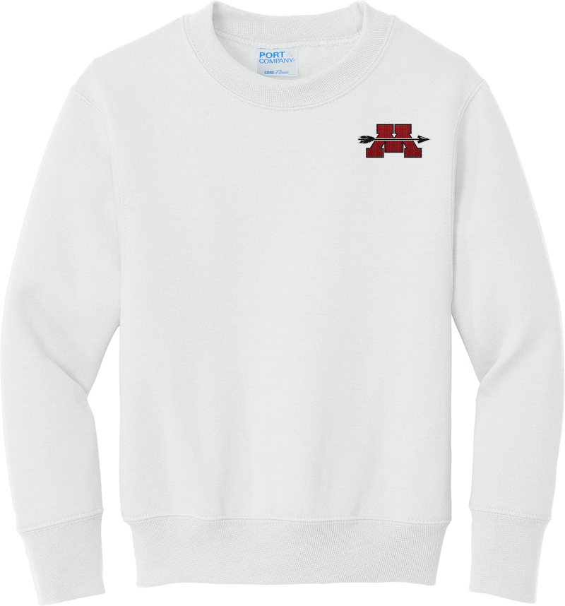 Mercer Arrows Youth Core Fleece Crewneck Sweatshirt