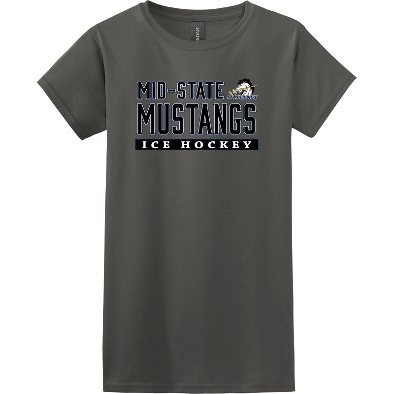 Mid-State Mustangs Softstyle Ladies' T-Shirt