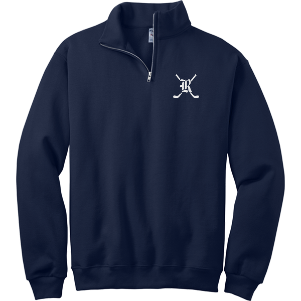 Randolph Middle School NuBlend 1/4-Zip Cadet Collar Sweatshirt