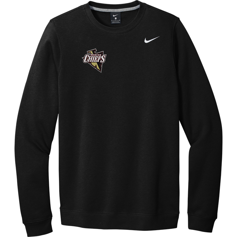 Mercer Chiefs Nike Club Fleece Crew