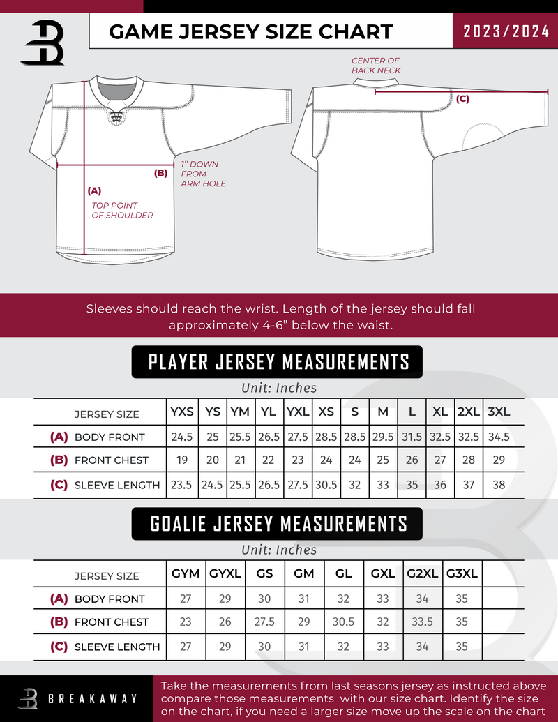 SOMD Sabres Youth Goalie Sublimated Jersey