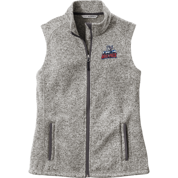 Hartford Jr. Wolfpack Ladies Sweater Fleece Vest