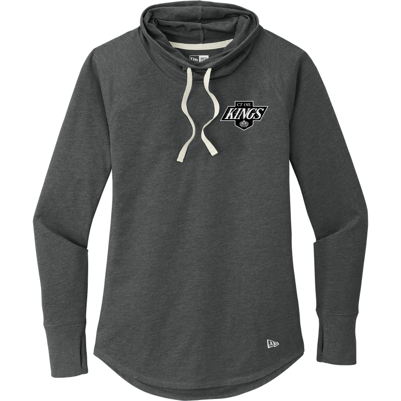 CT Oil Kings New Era Ladies Sueded Cotton Blend Cowl Tee