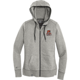 Princeton Tiger Lilies New Era Ladies French Terry Full-Zip Hoodie