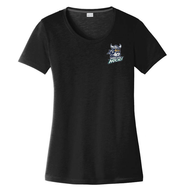 Hard Edge Hockey Ladies PosiCharge Competitor Cotton Touch Scoop Neck Tee