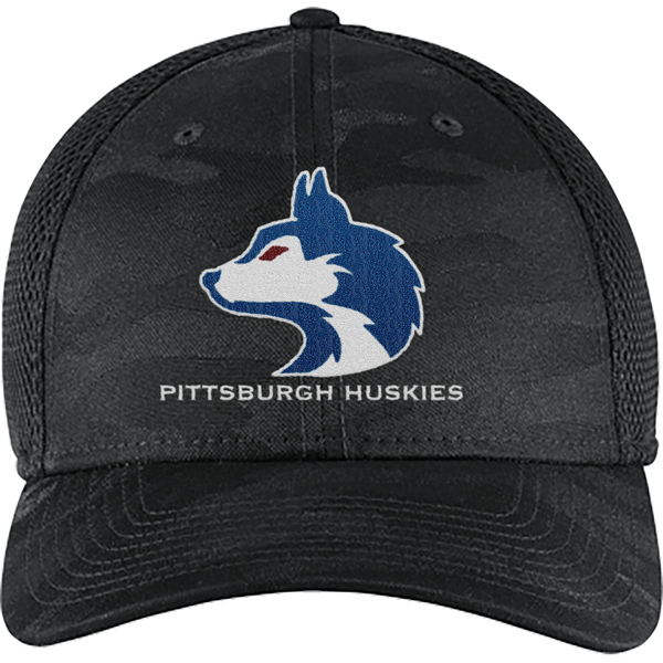 Pittsburgh Huskies New Era Tonal Camo Stretch Tech Mesh Cap