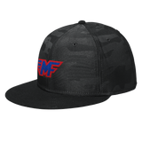 Mid-Fairfield New Era Camo Flat Bill Snapback Cap