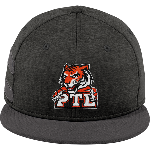 Princeton Tiger Lilies New Era Shadow Heather Striped Flat Bill Snapback Cap