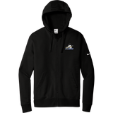 Mid-State Mustangs Nike Club Fleece Sleeve Swoosh Full-Zip Hoodie