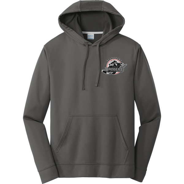 Allegheny Badgers Performance Fleece Pullover Hooded Sweatshirt