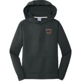 Biggby Bombers Youth Performance Fleece Pullover Hooded Sweatshirt
