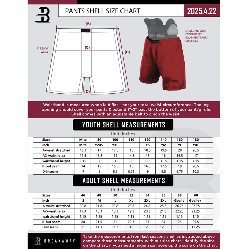 Lady Kings Youth Sublimated Pants Shell
