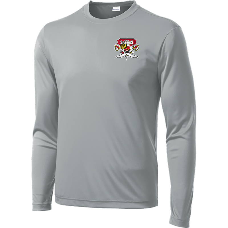 SOMD Lady Sabres Long Sleeve PosiCharge Competitor Tee