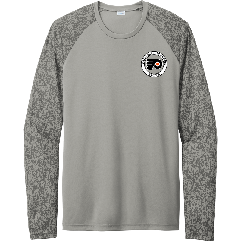 Philadelphia Flyers Elite Long Sleeve Digi Camo Tee