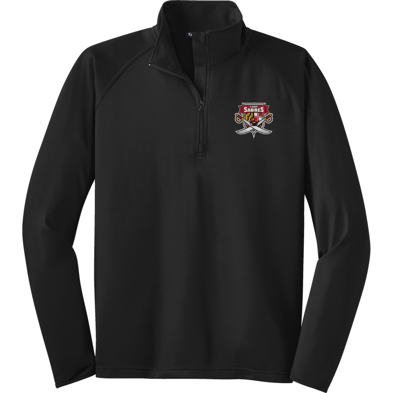 SOMD Lady Sabres Sport-Wick Stretch 1/4-Zip Pullover