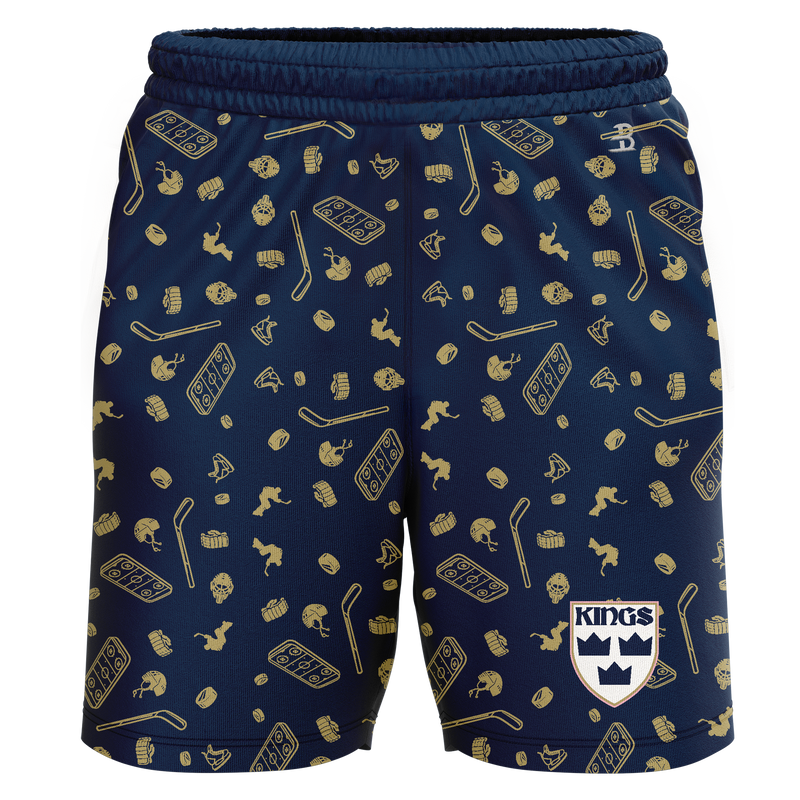 Lady Kings Youth Sublimated Pattern Shorts