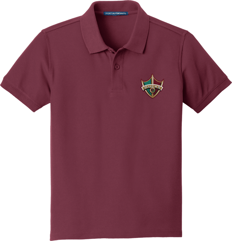 Delaware Ducks Youth Core Classic Pique Polo