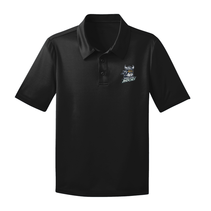 Hard Edge Hockey Youth Silk Touch Performance Polo