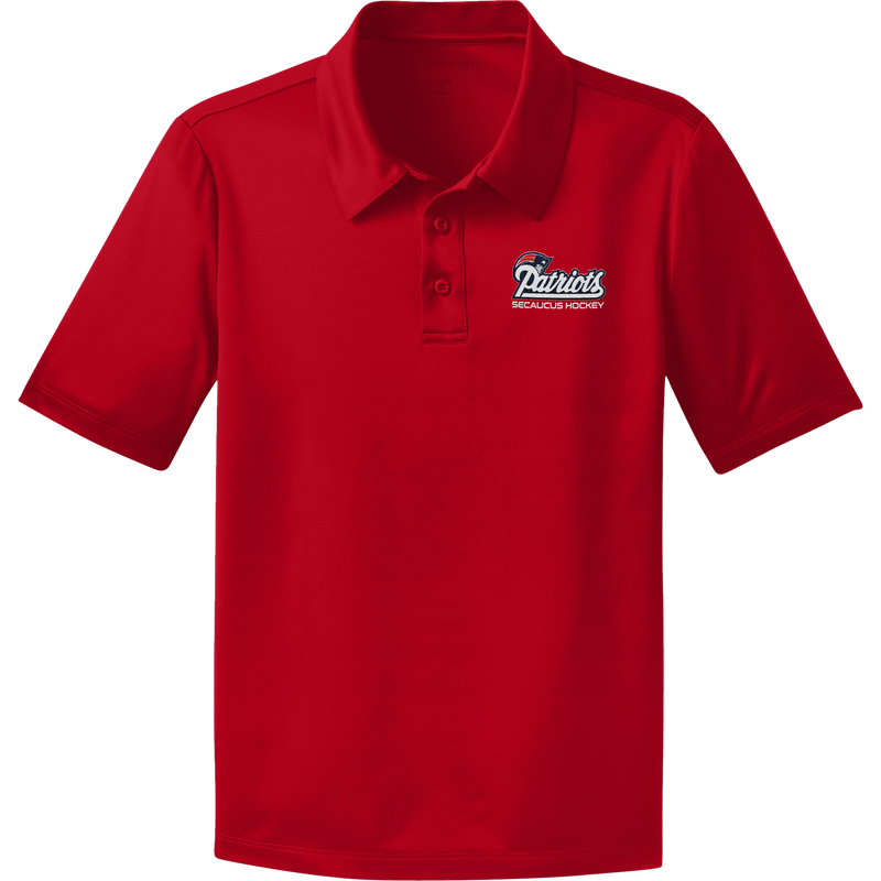 Secaucus Patriots Youth Silk Touch Performance Polo