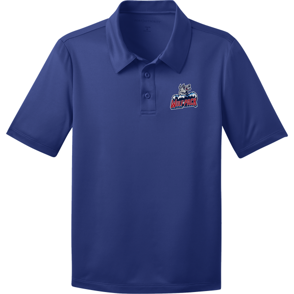 CT Wolfpack South Youth Silk Touch Performance Polo