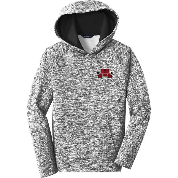 Mercer Arrows Youth PosiCharge Electric Heather Fleece Hooded Pullover