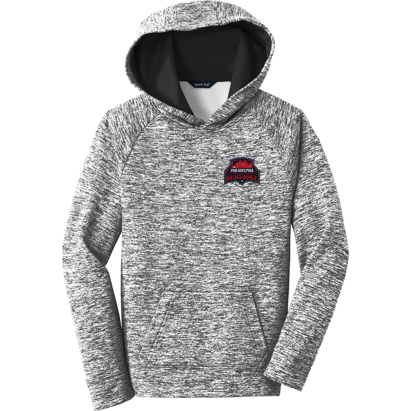 Philadelphia Resistance Youth PosiCharge Electric Heather Fleece Hooded Pullover