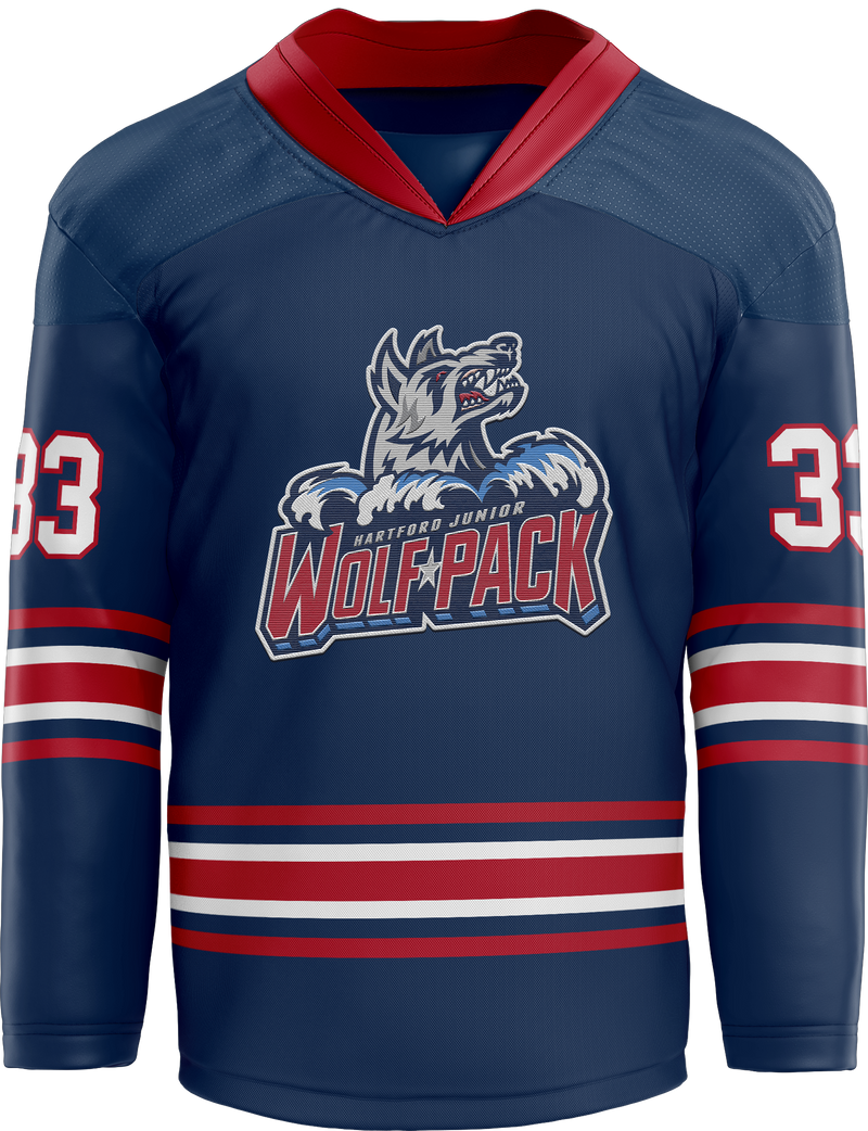 Hartford Jr. Wolfpack Adult Goalie Hybrid Jersey